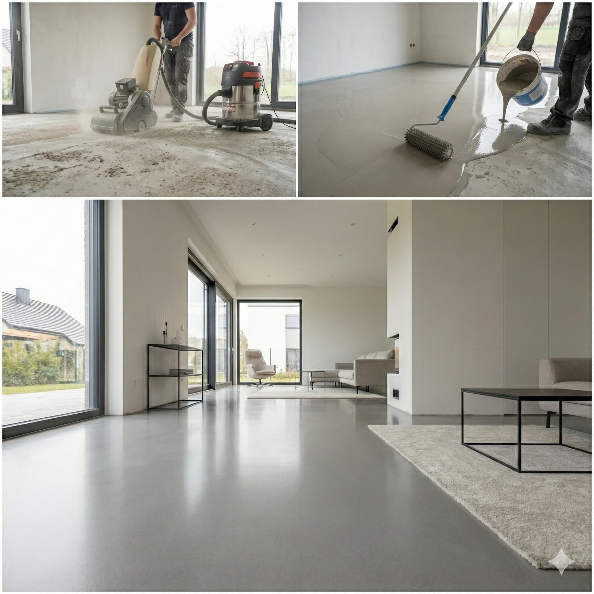 Ragréage et préparation de sols