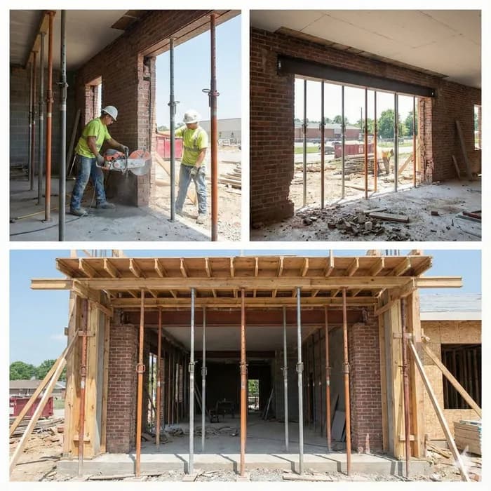 Ouverture de murs porteurs