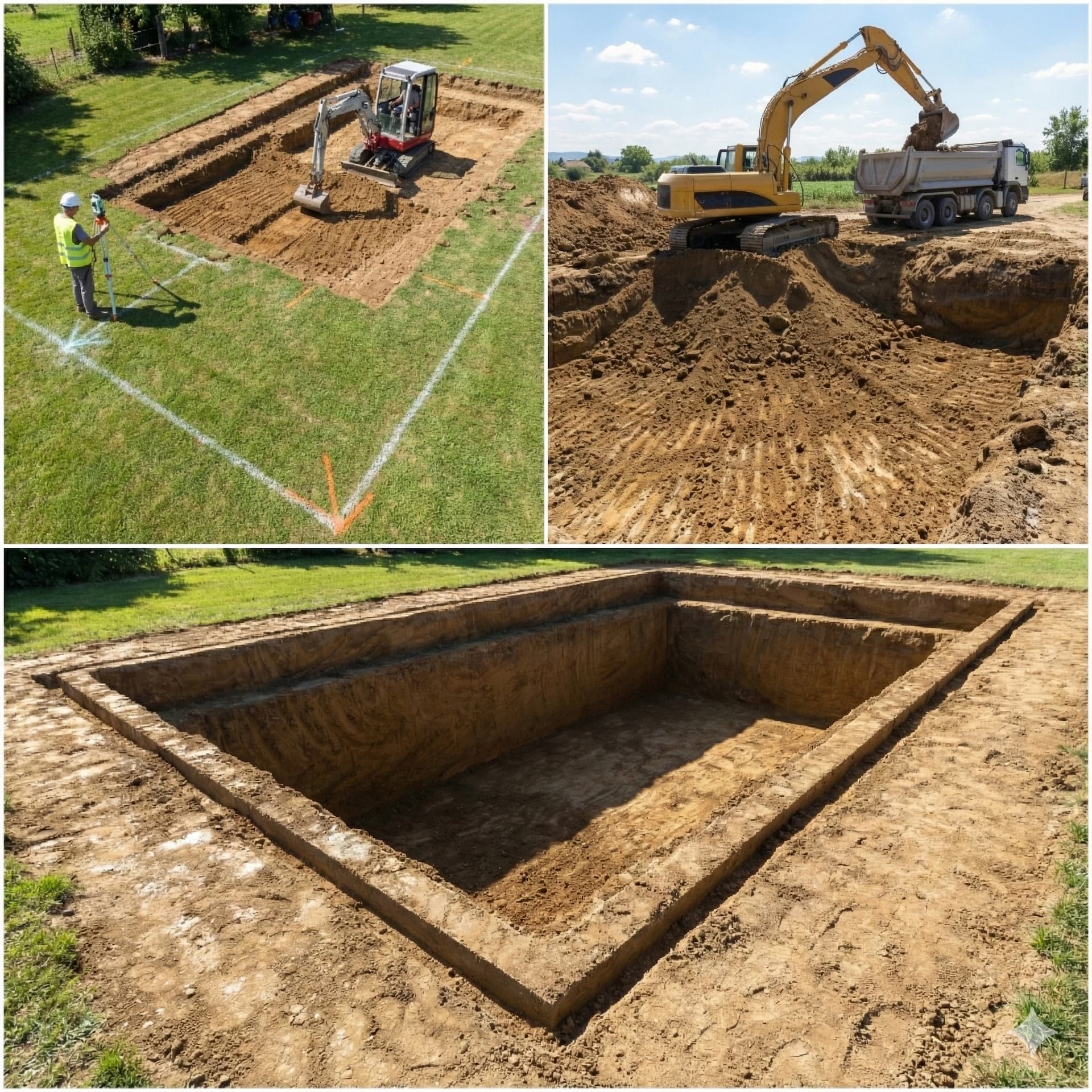 Terrassement de piscine